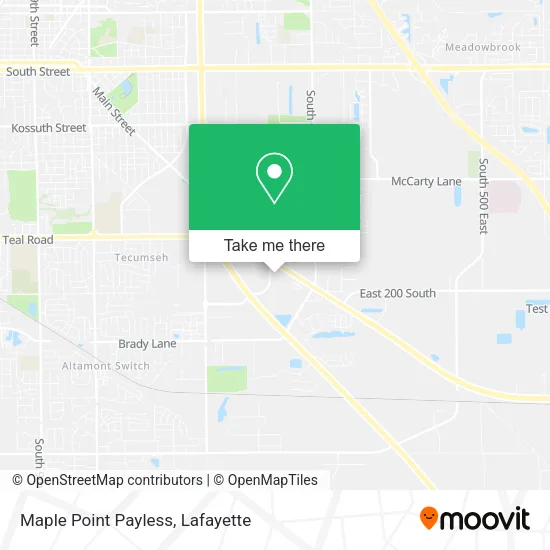 Mapa de Maple Point Payless