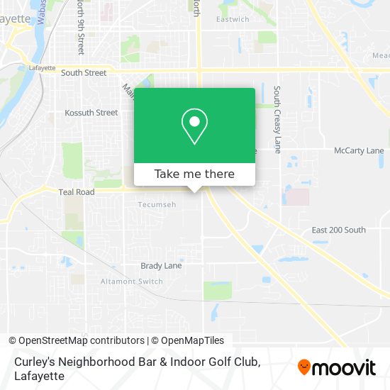 Mapa de Curley's Neighborhood Bar & Indoor Golf Club