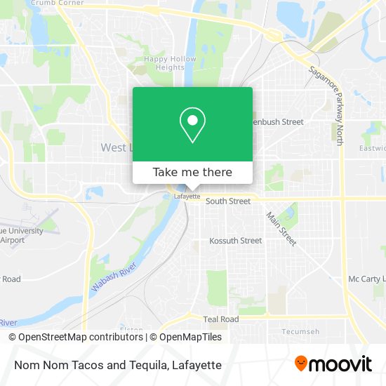 Nom Nom Tacos and Tequila map