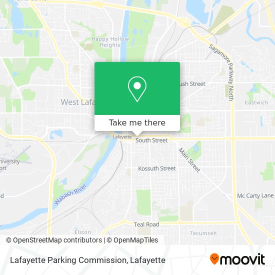 Lafayette Parking Commission map