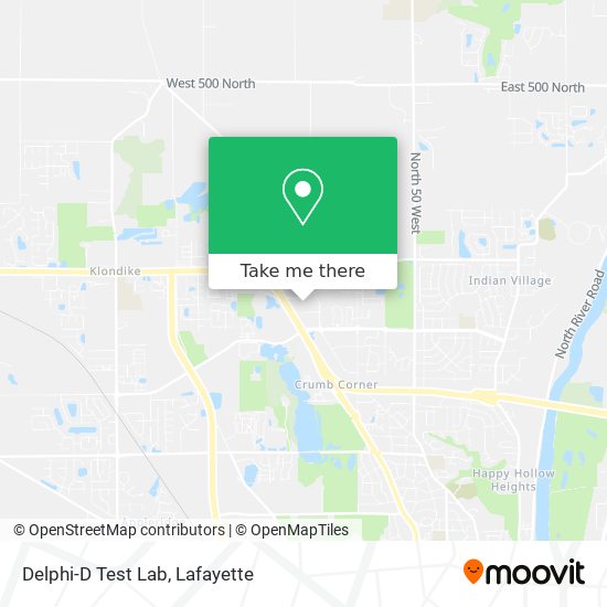 Delphi-D Test Lab map