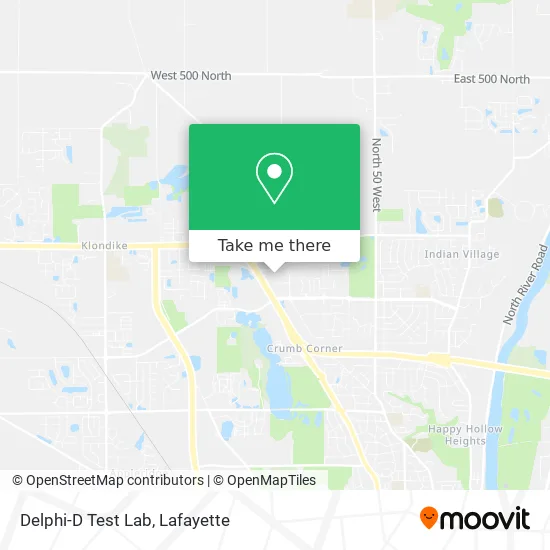 Delphi-D Test Lab map