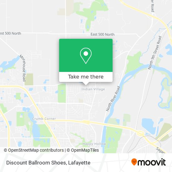 Discount Ballroom Shoes map