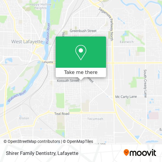 Shirer Family Dentistry map