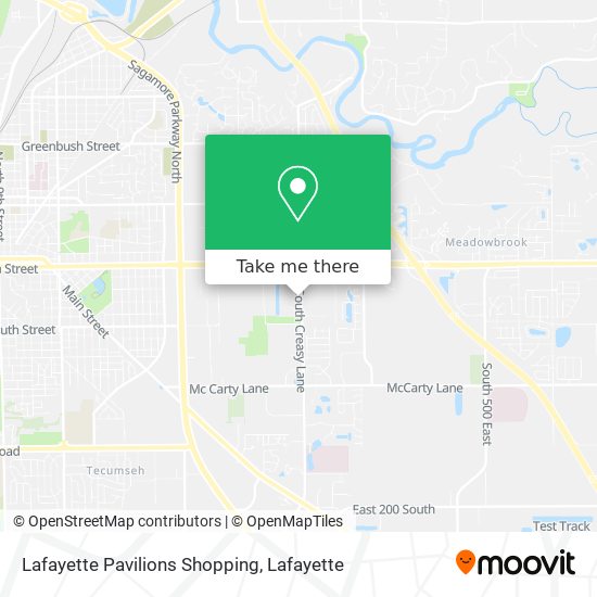 Lafayette Pavilions Shopping map