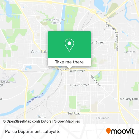 Police Department map