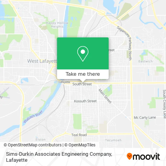 Mapa de Sims-Durkin Associates Engineering Company