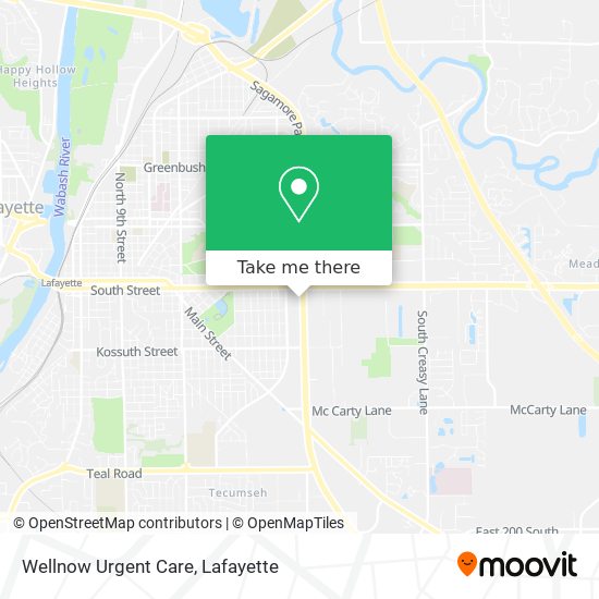 Wellnow Urgent Care map