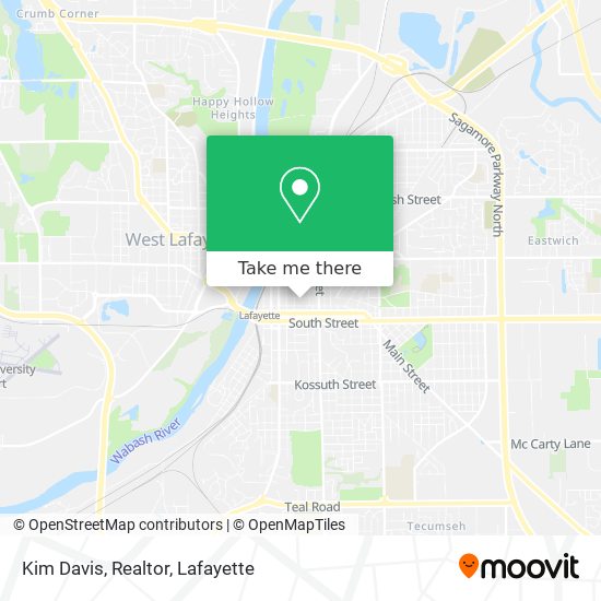 Kim Davis, Realtor map