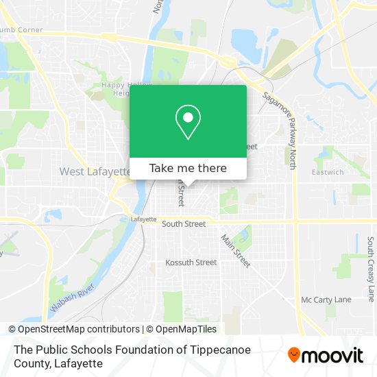 Mapa de The Public Schools Foundation of Tippecanoe County