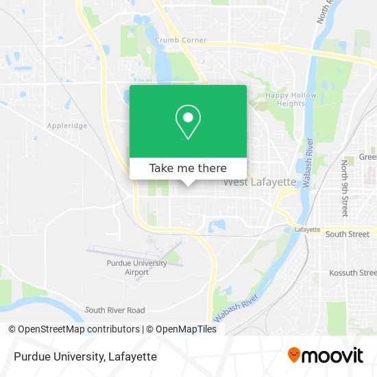 Purdue University map