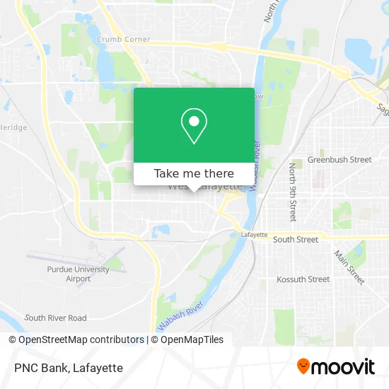 PNC Bank map