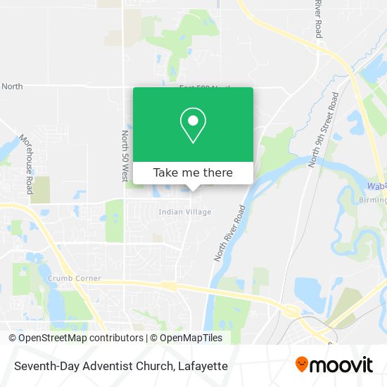 Seventh-Day Adventist Church map