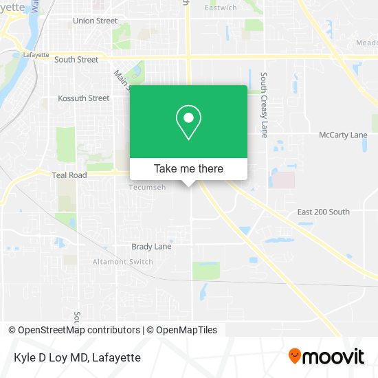 Kyle D Loy MD map