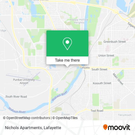 Mapa de Nichols Apartments