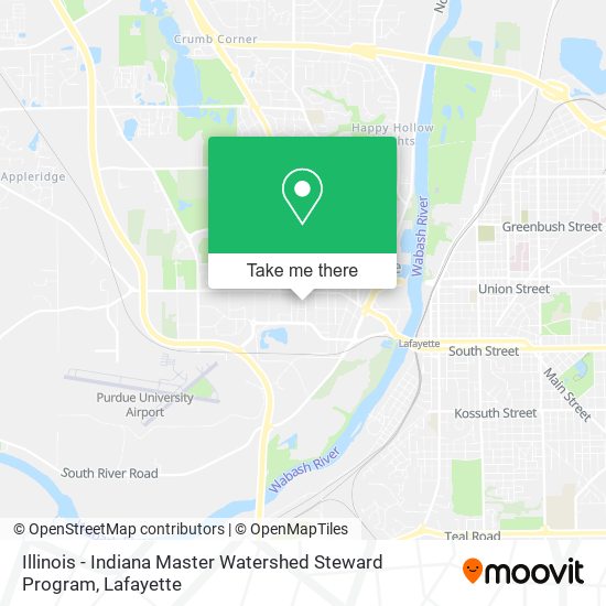 Illinois - Indiana Master Watershed Steward Program map