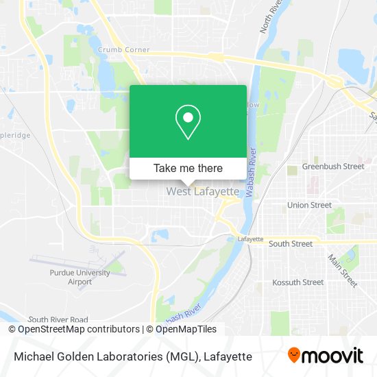 Mapa de Michael Golden Laboratories (MGL)