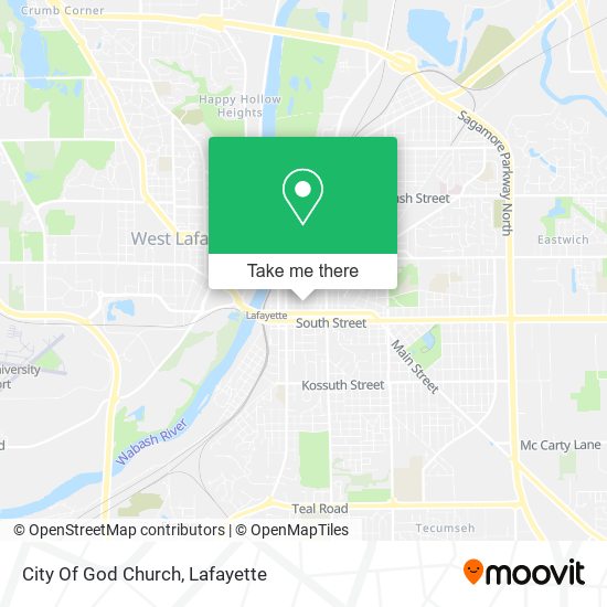 City Of God Church map