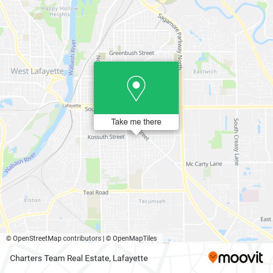 Charters Team Real Estate map