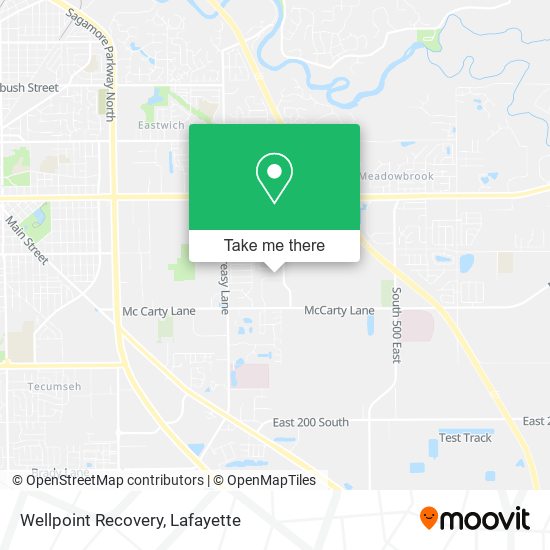 Wellpoint Recovery map