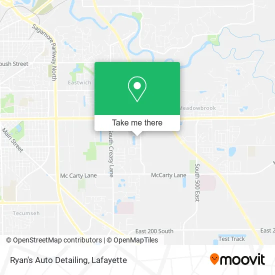 Ryan's Auto Detailing map