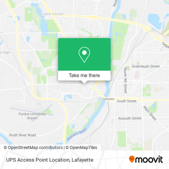 Mapa de UPS Access Point Location