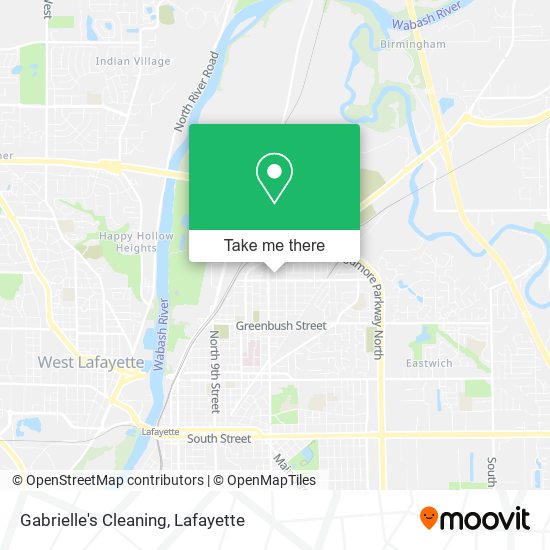 Gabrielle's Cleaning map
