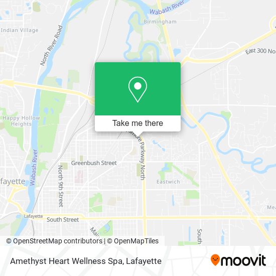 Amethyst Heart Wellness Spa map