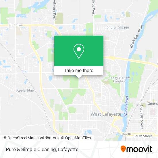 Pure & Simple Cleaning map