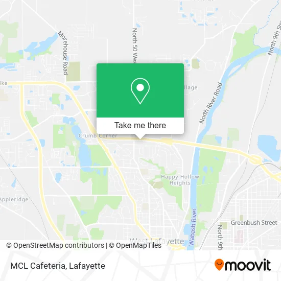 Mapa de MCL Cafeteria