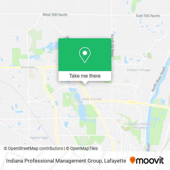 Indiana Professional Management Group map
