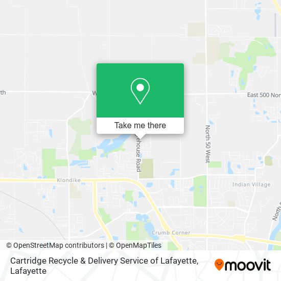 Mapa de Cartridge Recycle & Delivery Service of Lafayette