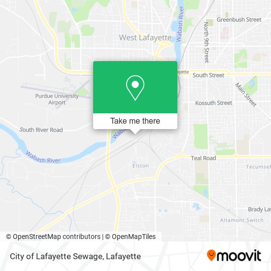 Mapa de City of Lafayette Sewage