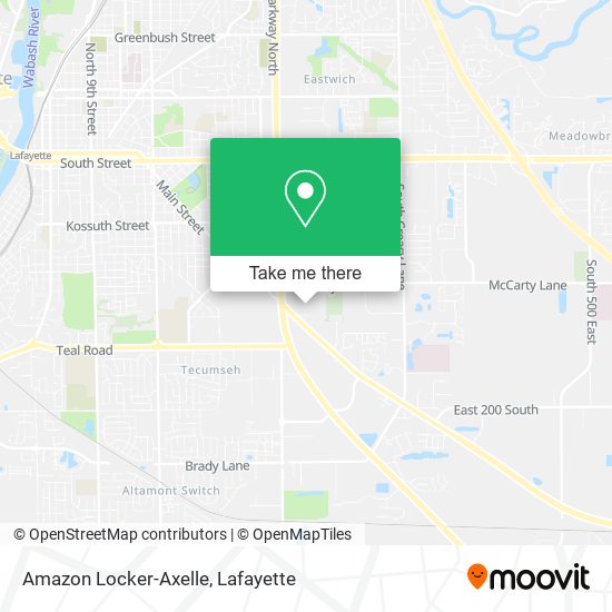 Amazon Locker-Axelle map