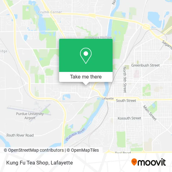 Mapa de Kung Fu Tea Shop