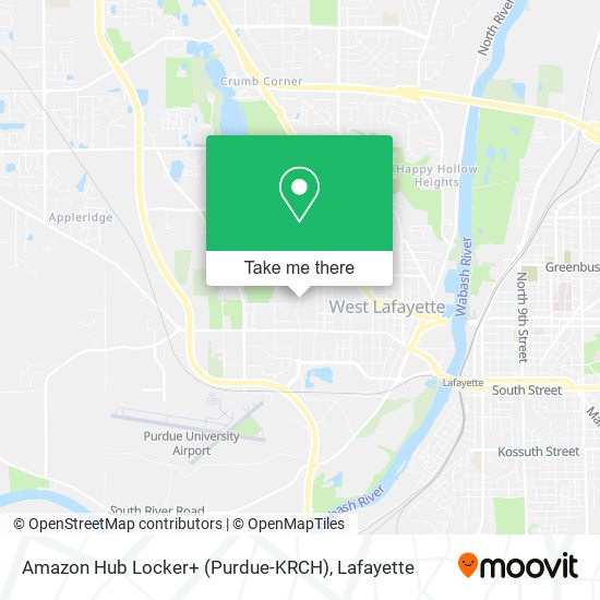 Amazon Hub Locker+ (Purdue-KRCH) map