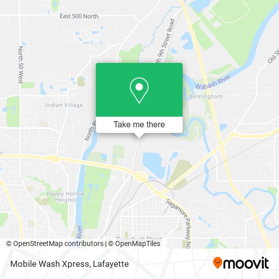 Mobile Wash Xpress map