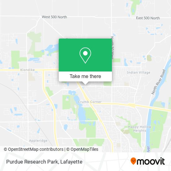 Purdue Research Park map