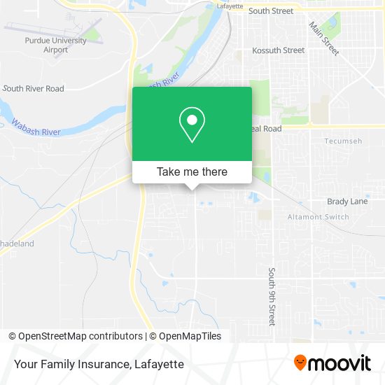 Mapa de Your Family Insurance