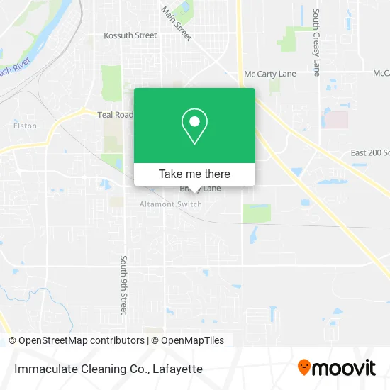 Immaculate Cleaning Co. map