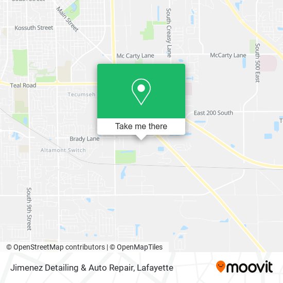 Mapa de Jimenez Detailing & Auto Repair