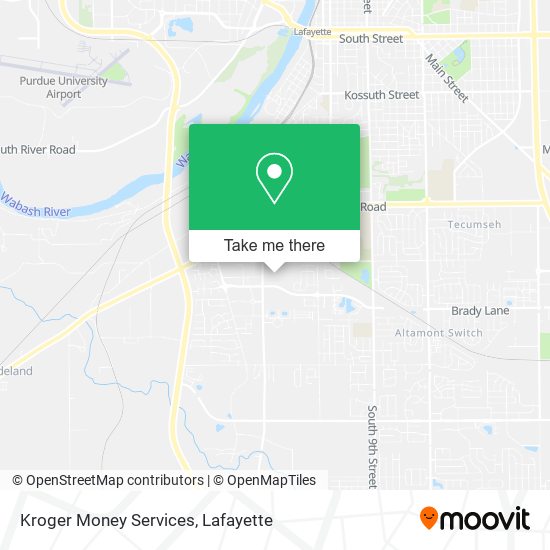 Mapa de Kroger Money Services