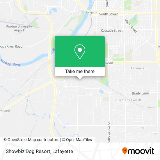 Showbiz Dog Resort map