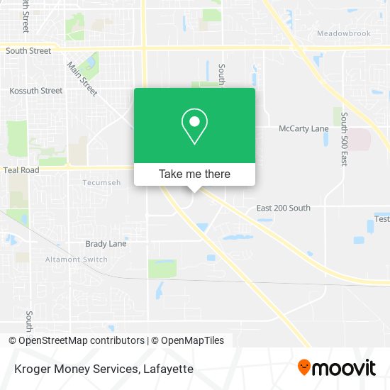 Kroger Money Services map