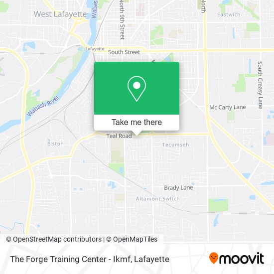 Mapa de The Forge Training Center - Ikmf