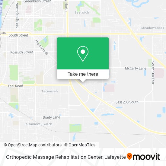 Mapa de Orthopedic Massage Rehabilitation Center