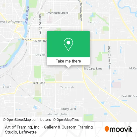 Mapa de Art of Framing, Inc. - Gallery & Custom Framing Studio
