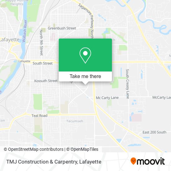 TMJ Construction & Carpentry map