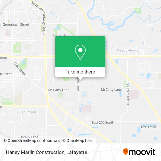 Haney Marlin Construction map