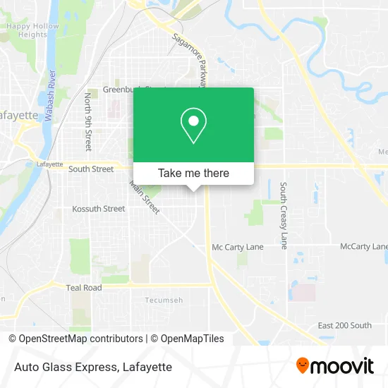 Auto Glass Express map